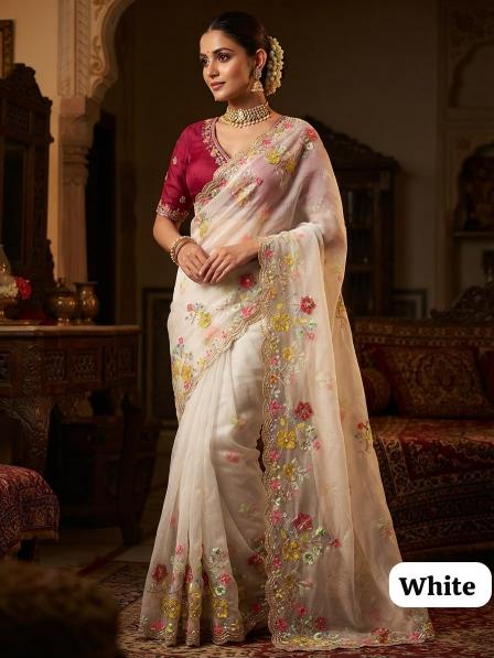 Vinayak soft chiffon saree india wholesale clothing